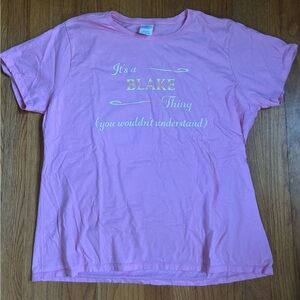 Blake Shelton Pink Short Sleeve Tee